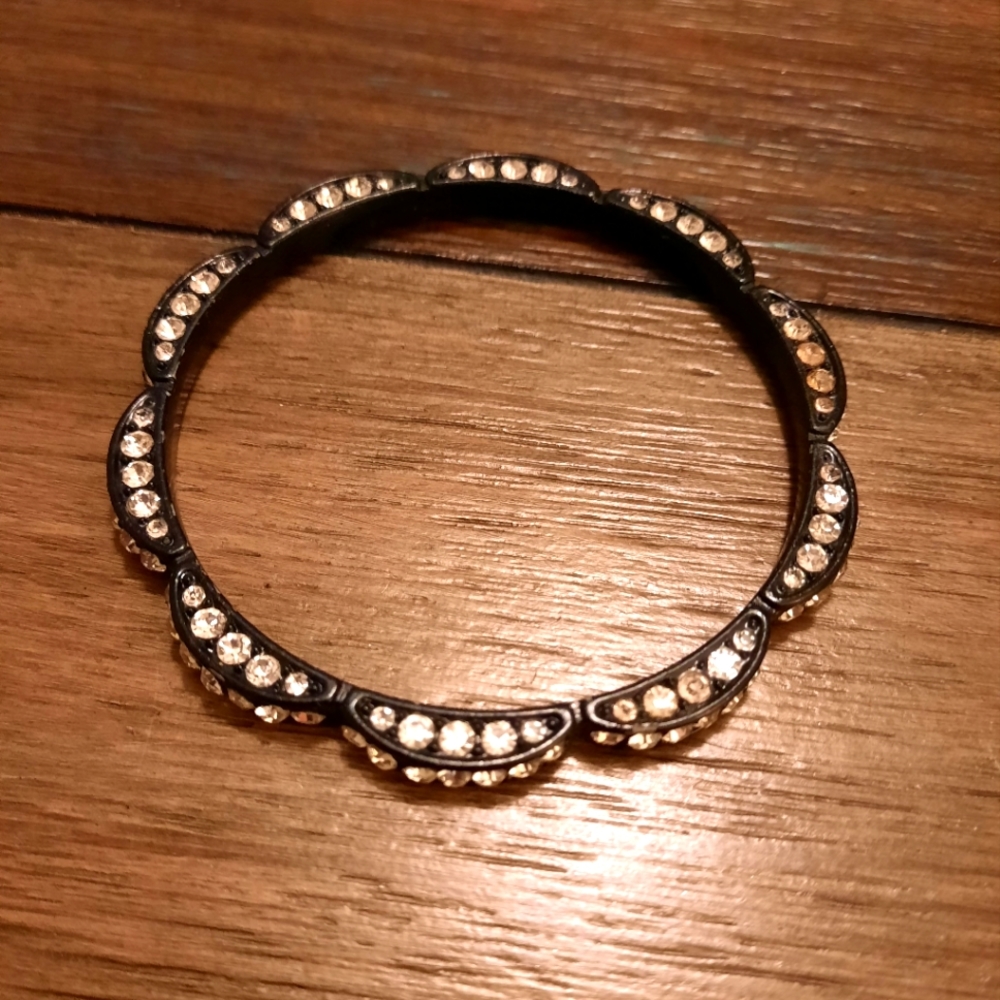 Rhinestone Bangle Bracelet